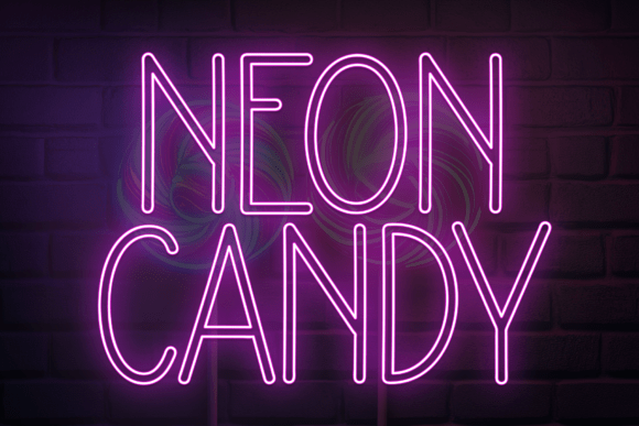 Neon Candy Font - Featured Image