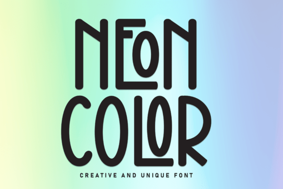 Neon Color Font - Featured Image