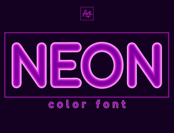 Neon Font - Featured Image