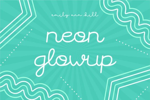 Neon Glowup Font - Featured Image