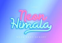 Neon Himala Font - Featured Image