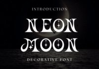 Neon Moon Font - Featured Image