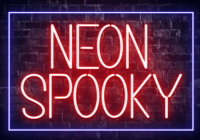 Neon Spooky Font - Featured Image