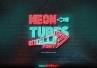 Neon Tubes Kalli Font - Featured Image