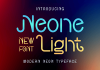 Neone Light Font - Featured Image
