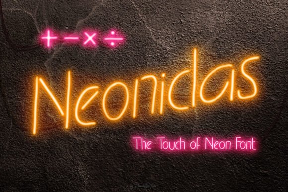 Neonidas Font - Featured Image