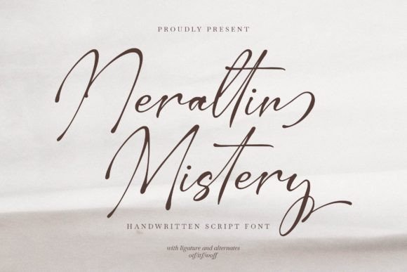 Neraltin Mistery Font - Featured Image