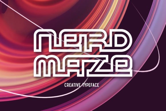 Nerd Maze Font - Featured Image