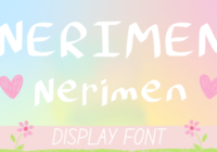 Nerimen Font - Featured Image
