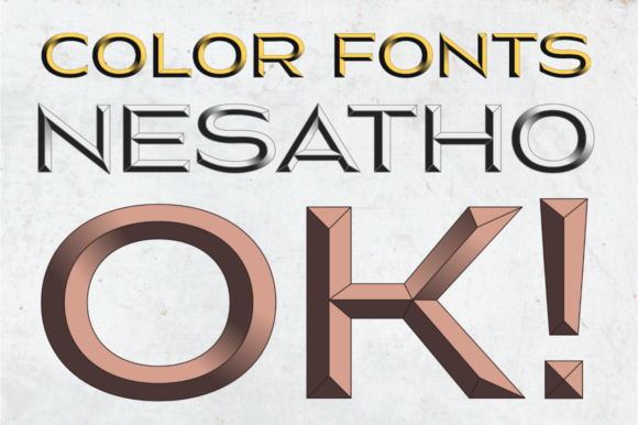 Nesatho-OK Font - Featured Image