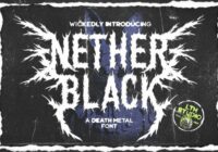 Nether Black Font - Featured Image