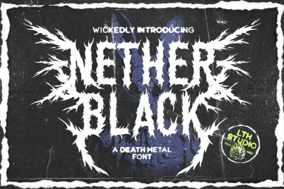 Nether Black Font - Featured Image