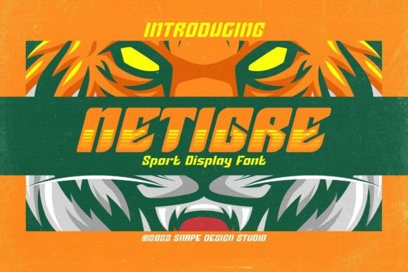 Netigre Font - Featured Image