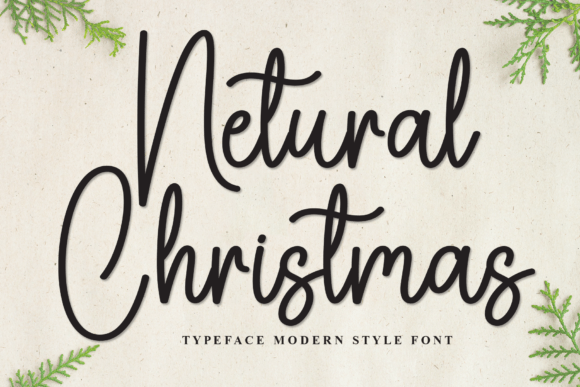 Netural Christmas Font - Featured Image