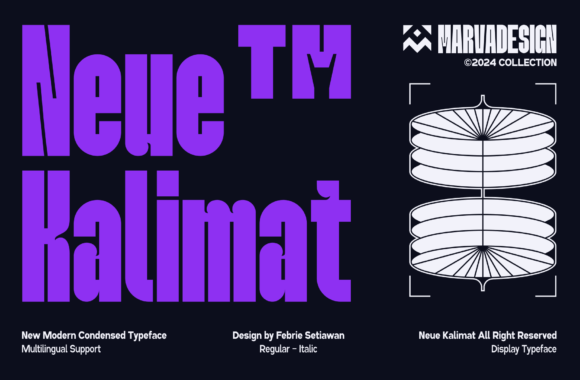 Neue Kalimat Font - Featured Image