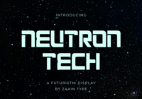 Neutron Tech Font - Featured Image