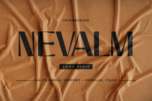 Nevalm Font - Featured Image