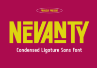 Nevanty Font - Featured Image