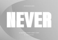 Never Font - Featured Image