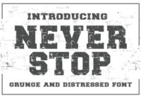Neverstop Font - Featured Image