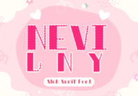 Nevilny Font - Featured Image