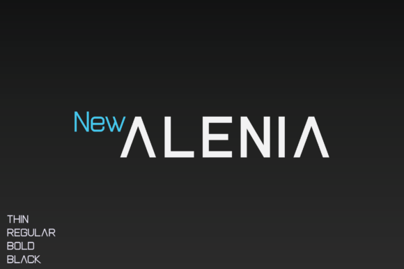 New Alenia Font - Featured Image
