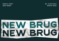 New Brug Font - Featured Image