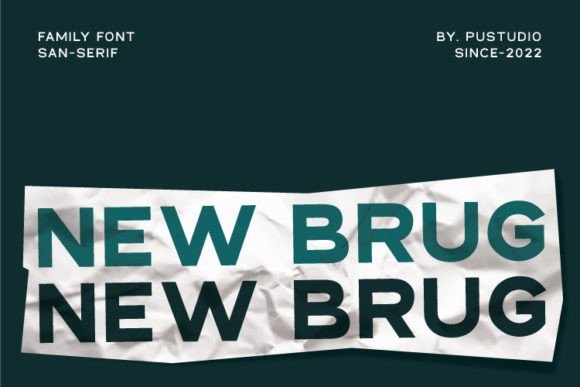 New Brug Font - Featured Image