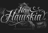 New Hawskin Font - Featured Image