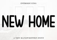 New Home Font - Featured Image