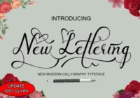 New Lettering Font - Featured Image