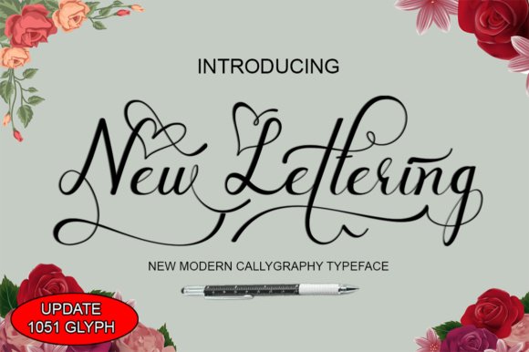 New Lettering Font - Featured Image