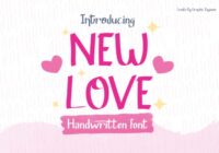New Love Font - Featured Image