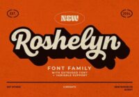 New Roshelyn Font - Featured Image