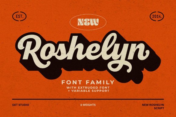 New Roshelyn Font - Featured Image
