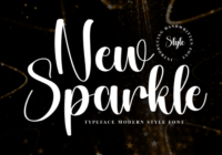 New Sparkle Font - Featured Image