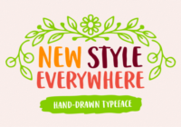 New Style Everywhere Font - Featured Image