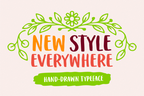 New Style Everywhere Font - Featured Image
