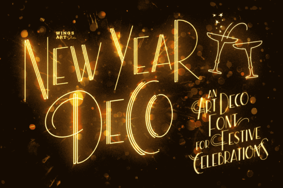 New Year Deco Font - Featured Image