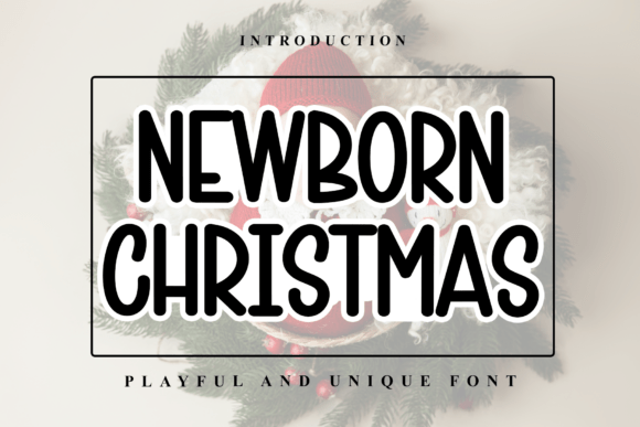 Newborn Christmas Font - Featured Image