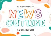 News Outline Font - Featured Image