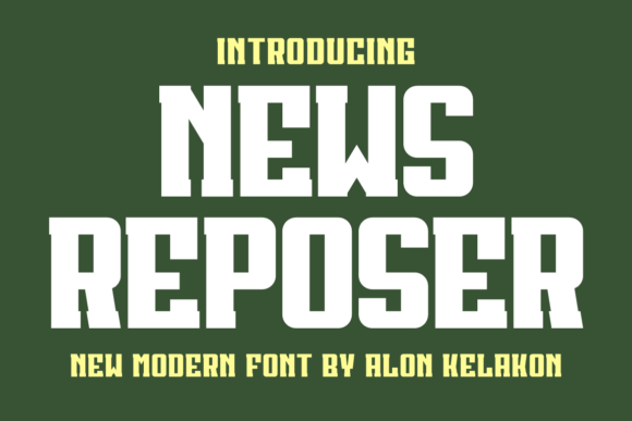 News Reposer Font - Featured Image