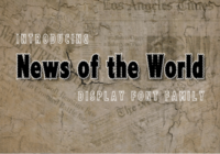 News of the World Font - Featured Image