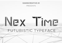 Nex Time Font - Featured Image