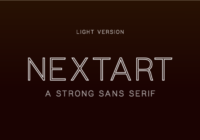 Nextart Outline Light Font - Featured Image