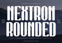 Nextron Rounded Font - Featured Image