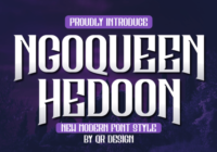 Ngoqueen Hedoon Font - Featured Image