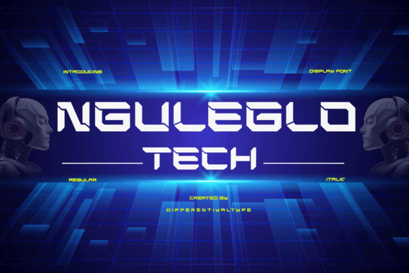 Nguleglo Tech Font - Featured Image