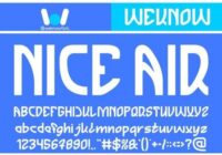 Nice Air Font - Featured Image