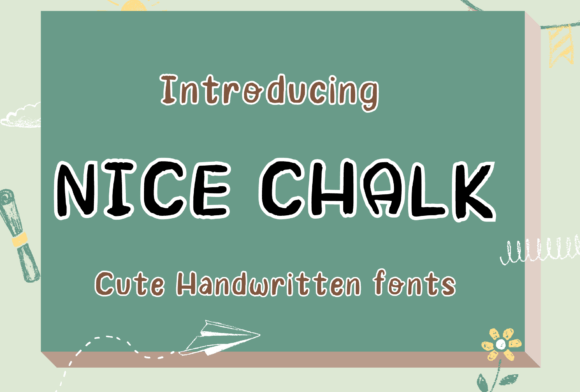 Nice Chalk Font - Featured Image